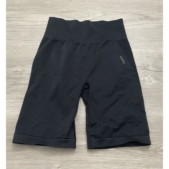 GYMSHARK WOMENS CYCLING HIGH WAIST SHORTS tight fitted workout exercise small - Picture 1 of 6